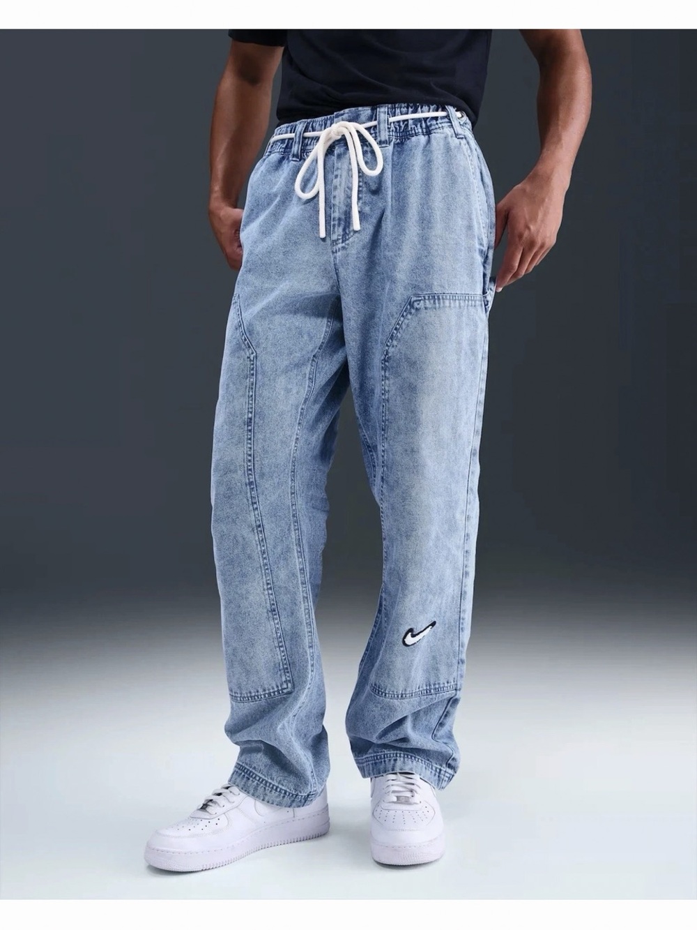 Nike basketball jeans size large